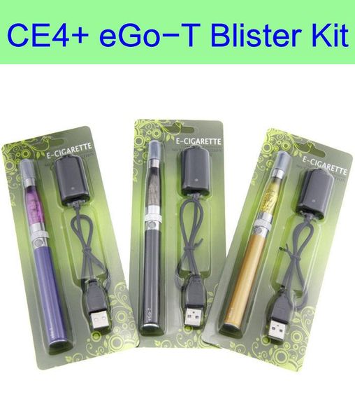 

ce4 plus eGo-T blister kit e cigarette EgoT Battery ce4+ liquid atomizer for electronic cigarettes kit