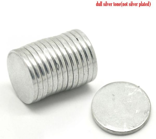 

beijia 20pcs silver tone super strong neodymium disc magnets 18mm(3/4