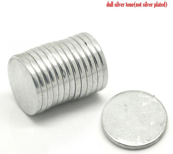 

beijia 20pcs silver tone super strong neodymium disc magnets 18mm(3/4