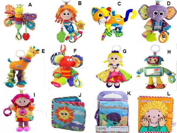 

mix styles lamaze toy crib toys with rattle teether infant early development plush toys