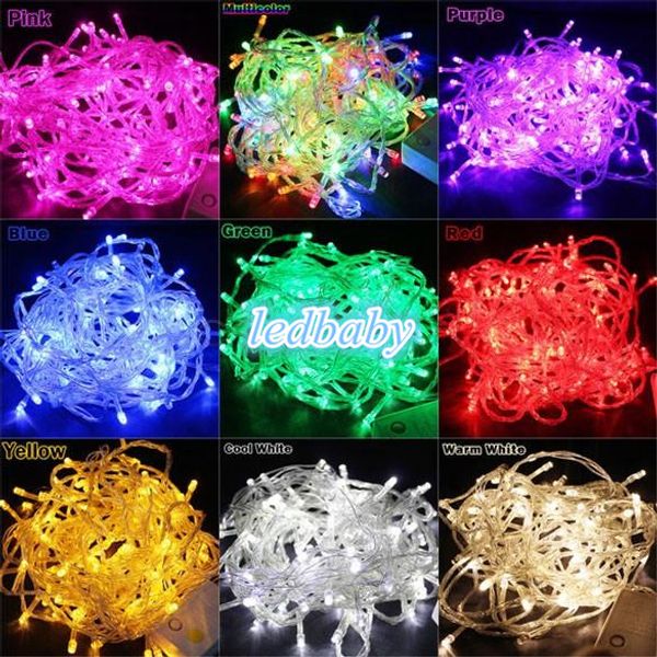 

200 светодиодные огни строки 20 м 220 в рождество открытый украшения рождество свадебные украшения гирлянды освещение b26