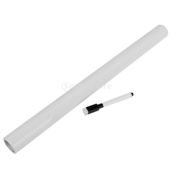 

wholesale-new arrivals 2015 17.7 x 78.7inch whiteboard white board wall sticker with 1pcs pen ing