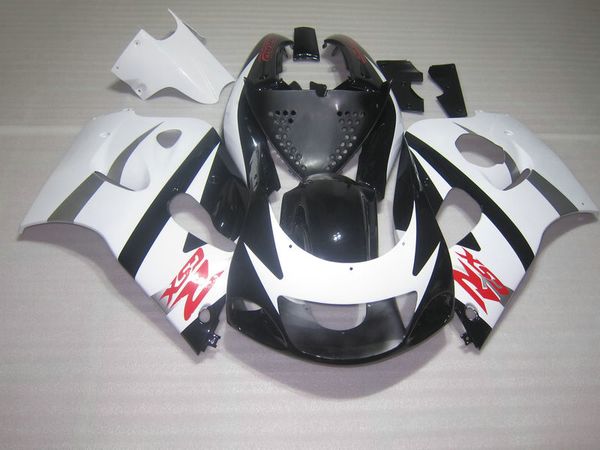 

fairing kit for suzuki gsxr600 gsxr750 1996-2000 gsx-r600/750 96 97 98 99 00 black white plastic fairings set gb20