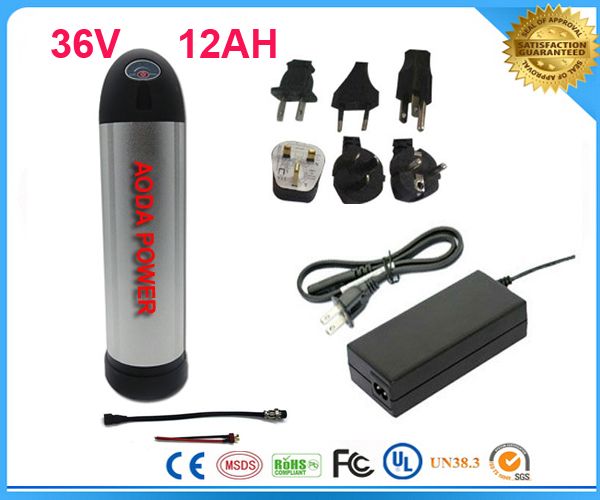

tnt shipping 1pcs/lot 36v 12ah li-ion water kettle battery with bms board, charger