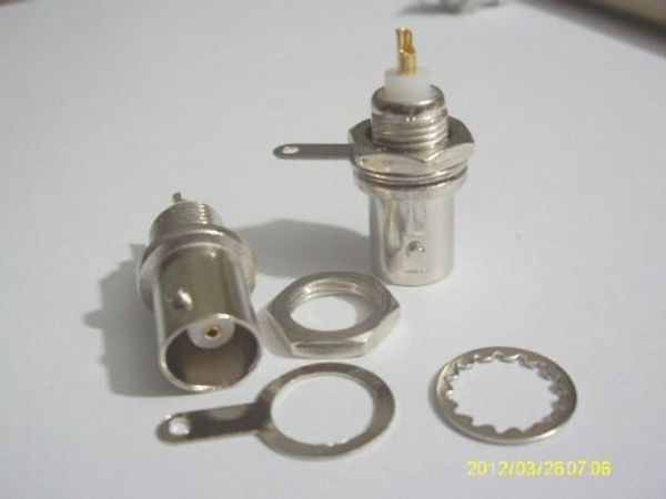 

1000pcs bnc female connectors chassis panel mount monitor accessories connector