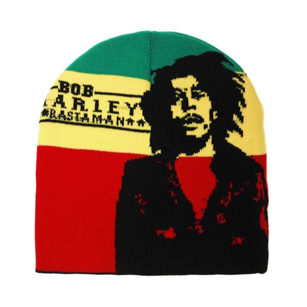 

wholesale-2pcs/lot rasta beanie hat knit striped plain hip hop cap bob marley&star lion of judah black red yellow green, Blue;gray