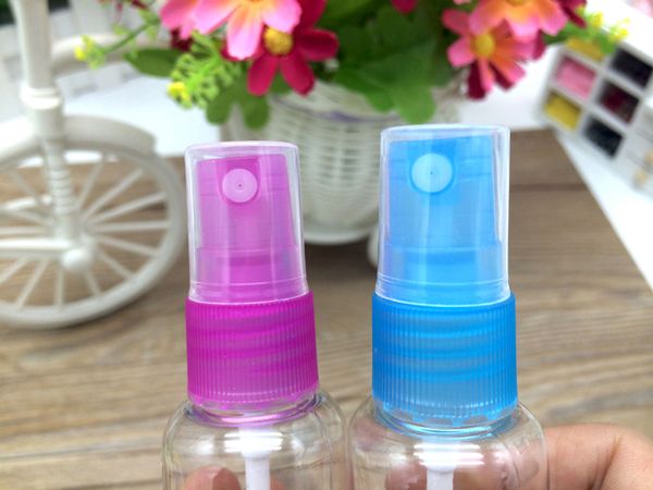 

new empty cosmetics transparent atomizer liquid spray bottles 30ml mini plastic pet perfume spray bottle for makeup skin care