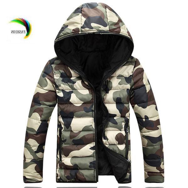 

fall-new 2015 fashion casual hooded cotton-padded thick warm jacket men camouflage beautiful women and men winter coat size 5xl 15f64, Black