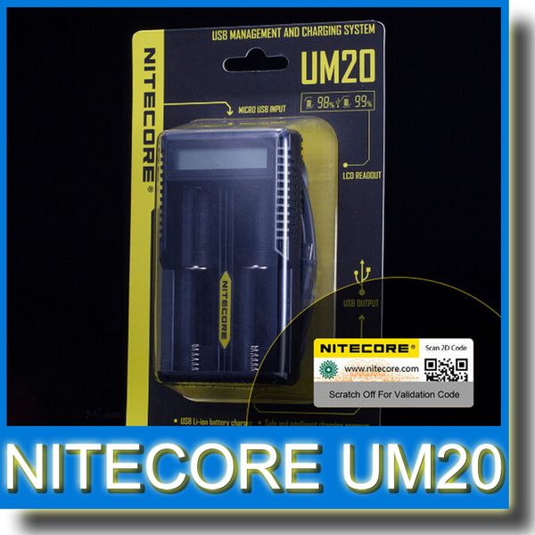 

Nitecore UM20 литий-ионный IMR зарядное устройство UM 20 ЖК-дисплей зарядные устройства для 18650 18490 18350 17670 14500 аккумулятор 100% оригинал