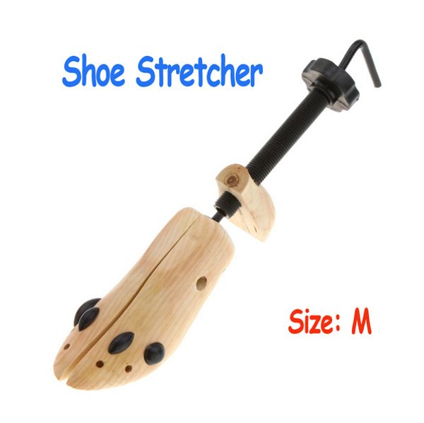 

2pcs=1pair size s/m/l professional useful lady high heel shoes tree wooden stretcher support shaper dropshipping 6, White;pink