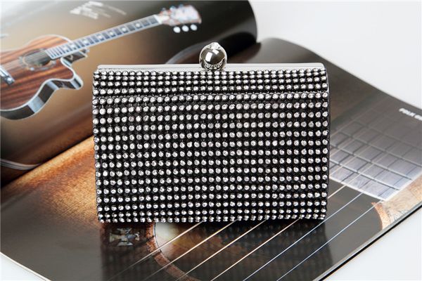 

factory/retaill/wholesale brand new wellmade adorable diamond evening bag/clutch with satin for wedding/banquet/party/porm