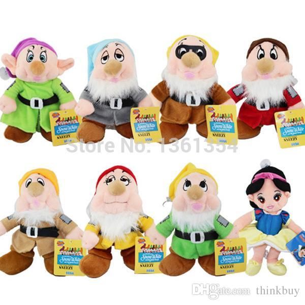seven dwarfs plush set for sale