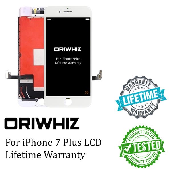 ORIWHIZ Top Grade Quality for iPhone 7 Plus LCD Touch Screen Digitizer Assembly Black and White Perfect Packing Fast Shipping Mix Order