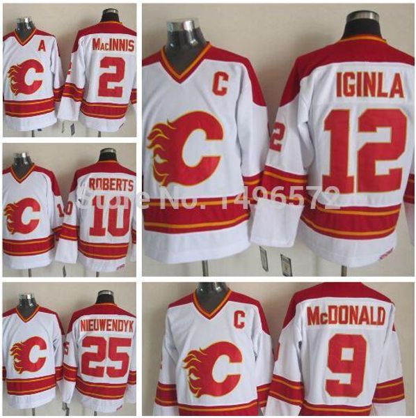 

2016 new, calgary flames jerseys 12 jarome iginla white mens ccm vintage old style stitched authentic ice hockey jersey embroidery log, Black;red