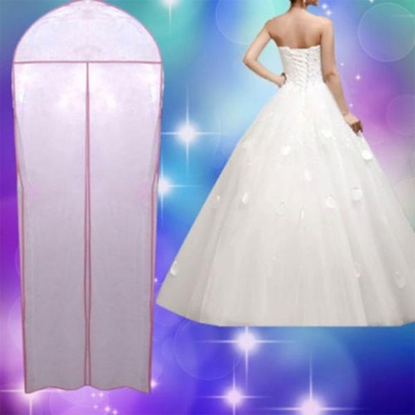 

wholesale- wedding bridal dress gown carry protections cover garment storage zipper bag wedding dress accessaries