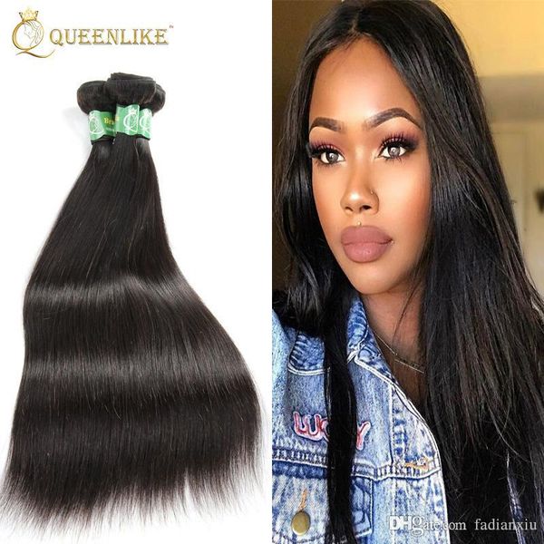 European Virgin Hair Weave 1 Bundles Silk Silky Straight 1b Double