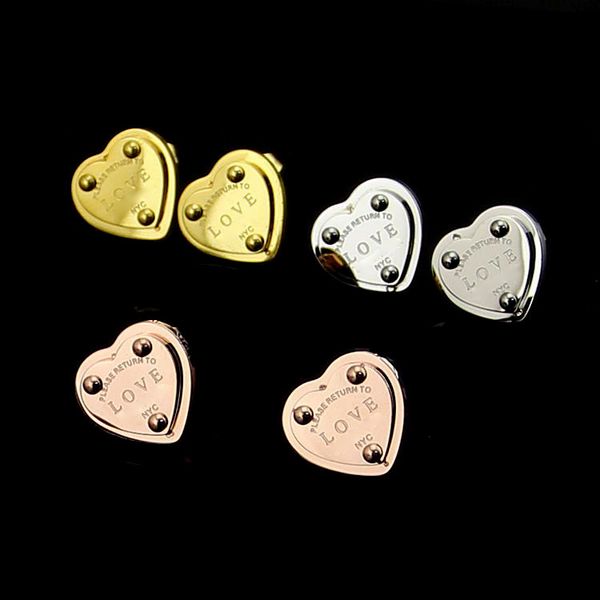 

Ювелирные изделия оптом T LOVE серьги в форме сердца с серьгами в форме сердца серьг