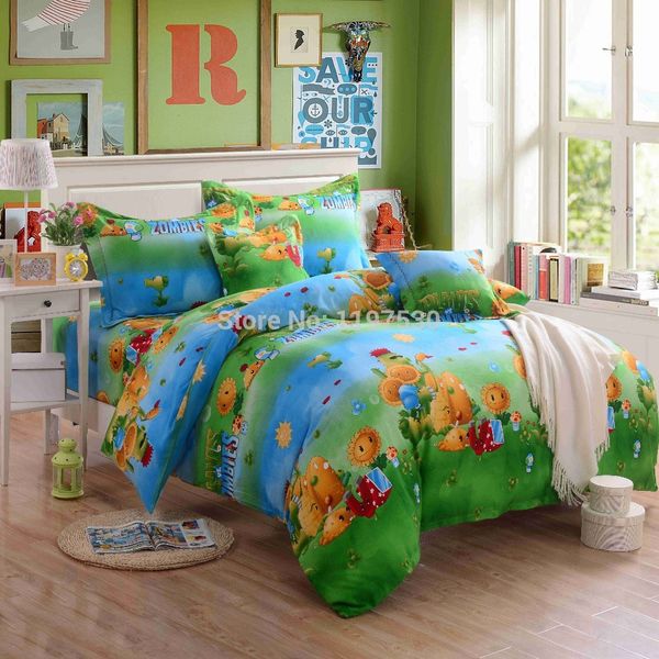 2019 New Design Plants Vs Zombies Bedding Set Without The