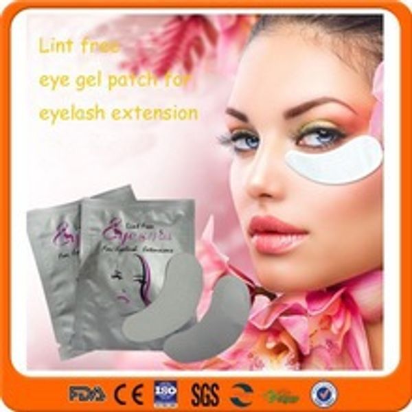 

wholesale- 100 pairs/lot lint eye gel pad/patches for eyelash extension