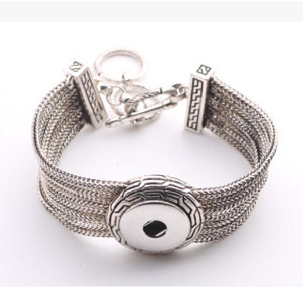 

diy jelwery18mm snap jewelry accessories bracelet noosa button snap button giner button bracelet bangle drop shipping, Golden;silver