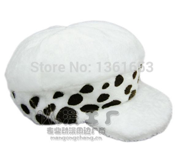 

wholesale-trafalgar law cosplay hat beret halloween cosplay anime one piece death surgeon cosplay hat beret, Black