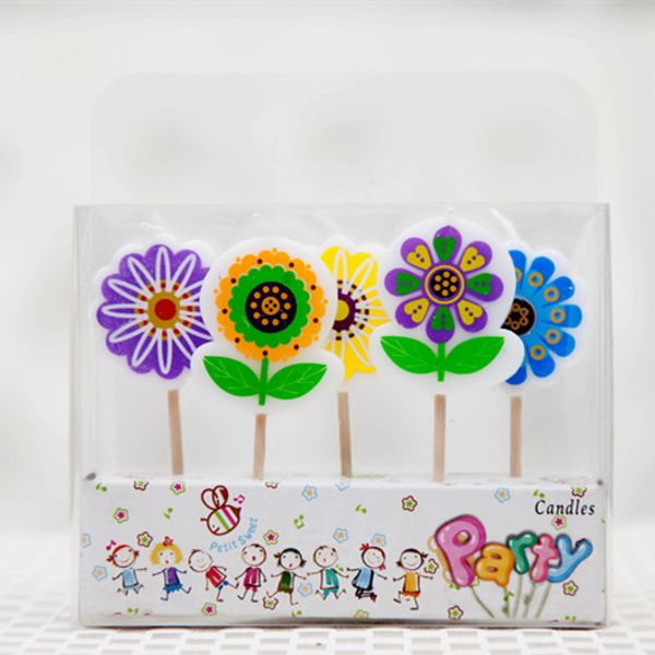 

Romantic Color Art Candles MINI Flower/Number/Letters Cake Candle Decoration Kids Birthday Gift Online SD936