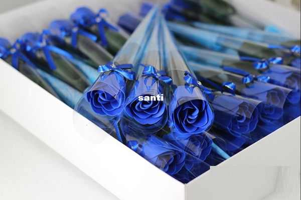 

new arrive red pink rosy red blue purple soap rose flower bath body flower romantic bath soap petals wedding decoration gifts