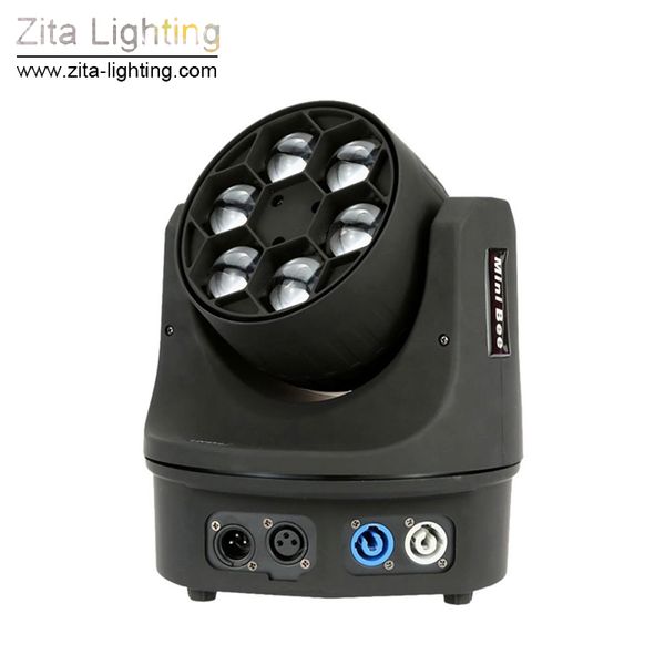 

zita lighting led moving head lights beam zoom mini bee eye 6x15w rgbw stage lighting dj club disco bar theater exhibition show effect