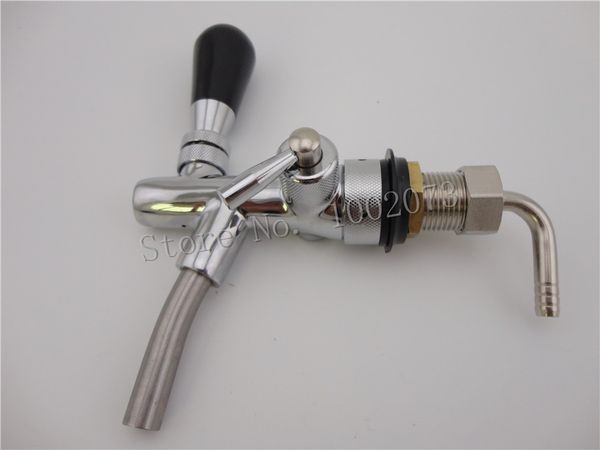 

wholesale-homebrew kegerator draft beer faucet with flow controller shank tap kit - kegerator draft beer- world ing