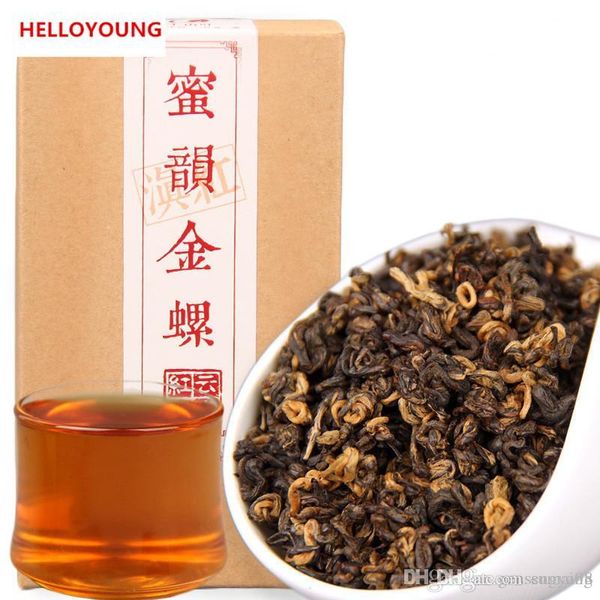 

Предпочтение 200г китайский Organic черный чай мед рифмы золото винт красный чай Health Ca