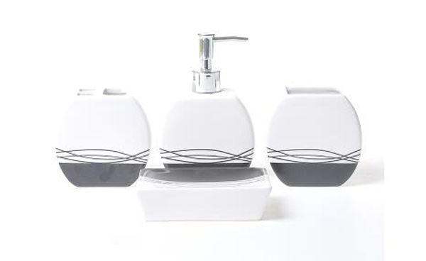 

экологию ванной керамическая четыре пьесы set wash туалетные принадлежности принадлежности kit мода brief cup + зубная щетка держатель + лос