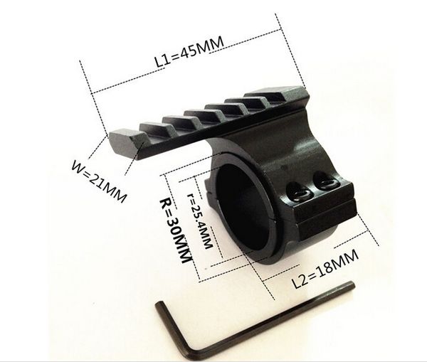 Accessori per supporti per telescopio Adattatore ad anello da 1