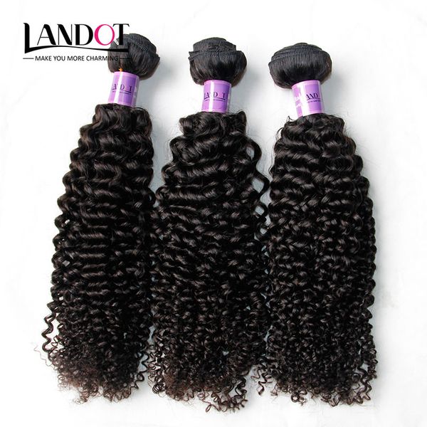 3 pçs / lote 8-30 polegadas peruano encaracolado cabelo virgem grau 7a não processado peruano kinky encaracolado cabelo humano tecer pacotes natural preto extensão de cabelo