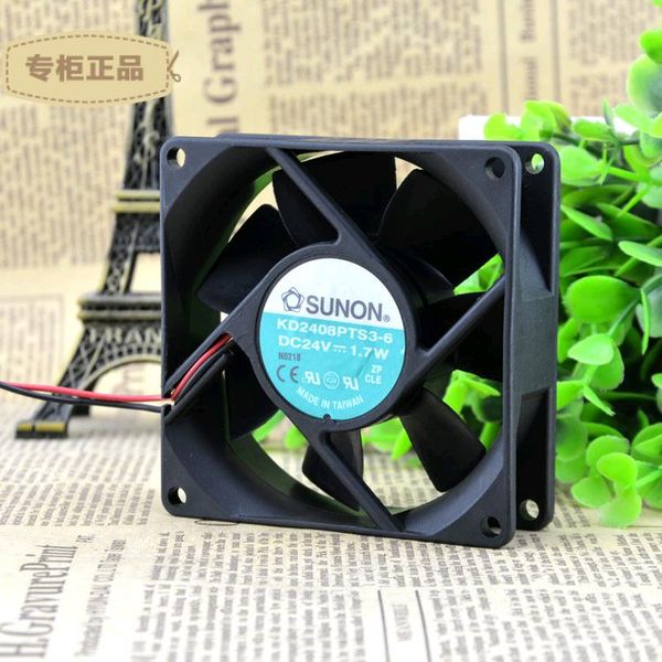 

sunon kd2408pts3-6 dc24v axial cooling fan radiator fan 8025 80mm 80*80*25 mm