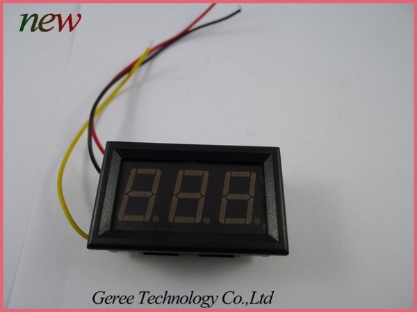 

wholesale-1pcs/lot v025g dc0-300v digital voltmeter meter 0.56 " green color led power monitor panel meter