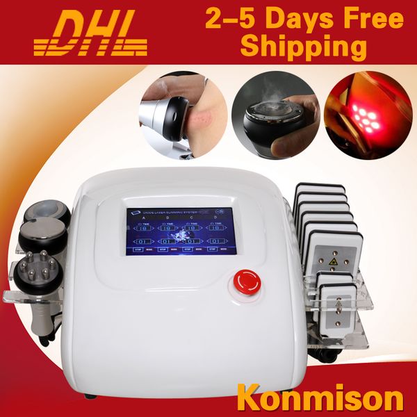 

body shaping ultra slim ultra cavitation slimming massage machine for home use cavitation+rf+vacuum+lipo laser with ce dhl ing