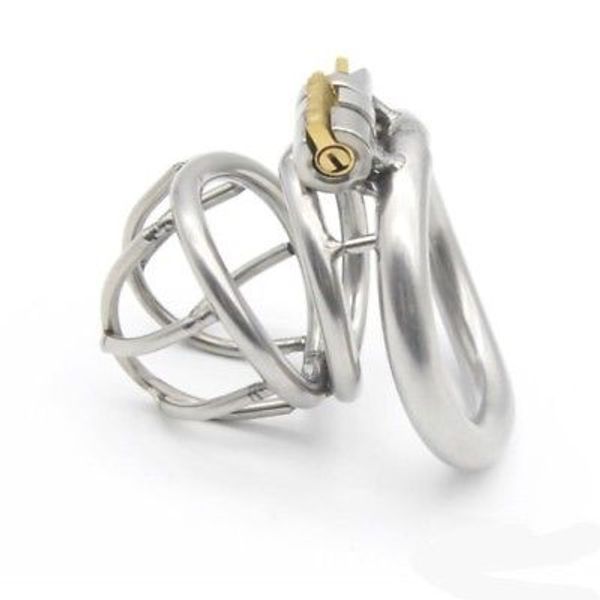 

mona lock stainless cambered chastity #r47 cage short integrated lisa steel nniiq