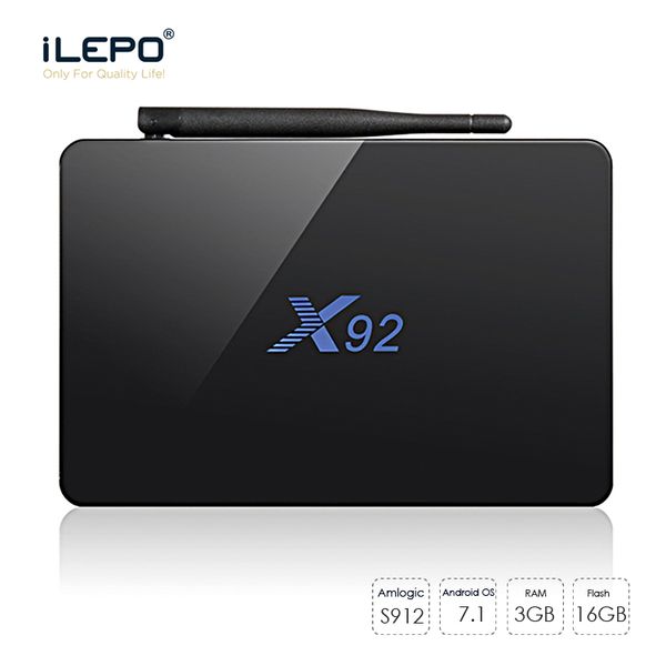 

x92 smart box amlogic s912 octa core android tv box 2gb / 3gb 16gb wifi hdmi 4k h. 265 bt4. 0 медиаплеер