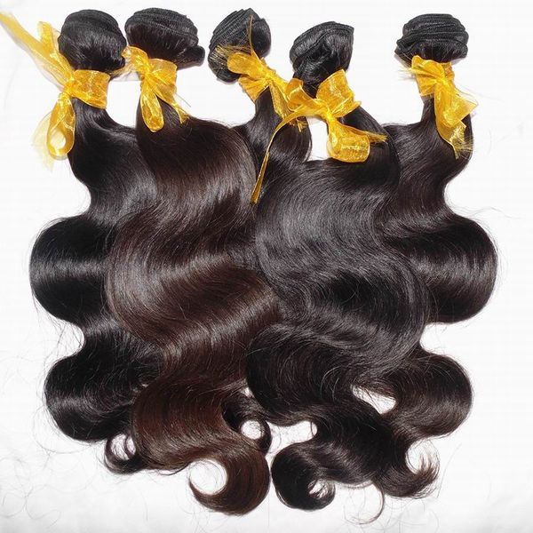 

king magic leverag raw virgin peruvian body wave weave 3 bundles thick unprocessed human hair weft, Black