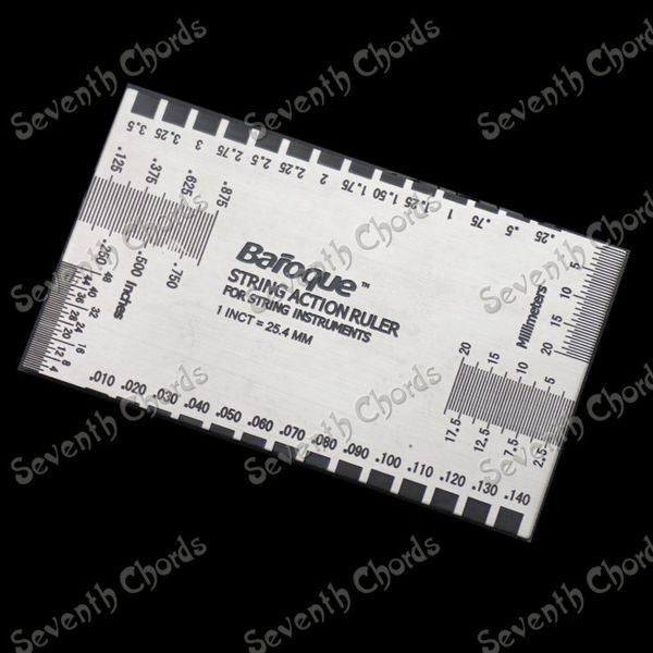 

2 шт. из нержавеющей стали DIY гитарный мастер инструмент строка действие Калибр пр