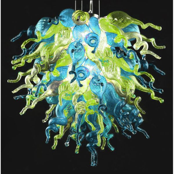 

customized color blown murano modern art glasss chandelier hanging led glass chihuly style ce ul certificate chandelier for home l decor
