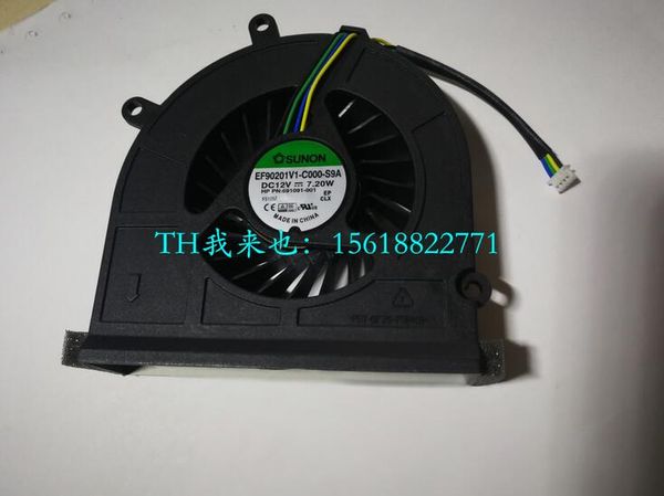 

691091-001 EF90201V1-C000-S9A DC12V-7.20 W один провод вентилятора 4 машины