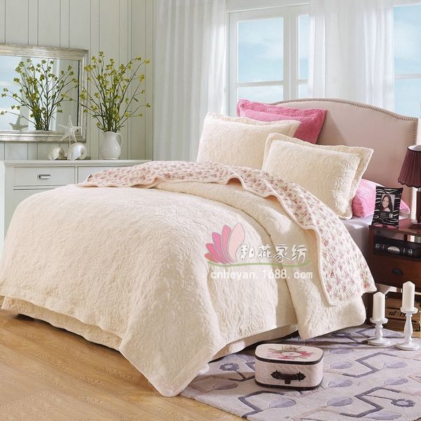 

wholesale-warm colchas cubre camas cama quilted bedsheet coverlets flannel king cotton quilt