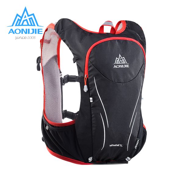 

wholesale-aonijie 5l women men marathon hydration vest pack for 1.5l water bag cycling hiking bag outdoor sport running backpack