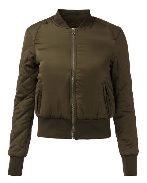 2015 Осень Зима новейшая мода женщины V-образным вырезом качество куртка коротко обрезанные тонкий мягкий молния пальто пилоты верхняя одежда 3 Цвет FG1511