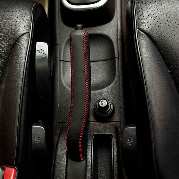 

handbrake cover case for nissan tiida old model genuine leather handbrake lever covers auto interior decoration diy sleeve car covers