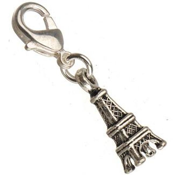 

tower charms with clasps antique silver metal small paris eiffel new diy fashion jewelry accessories and fittings necklaces bracelets 200pcs, Bronze;silver