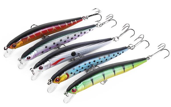 

artificial plastic minnow laser freshwater bass fishing lures 10cm 8.5g swimming depth 0.6-1.8m hard fishing bait