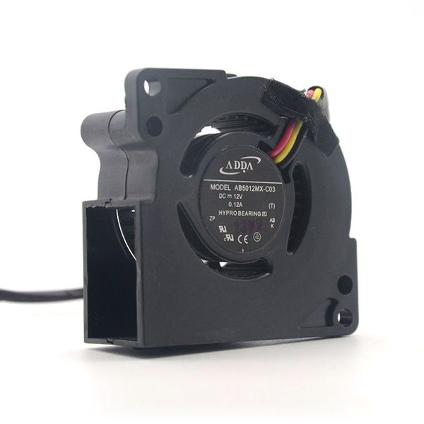 

adda ab5012mx-c03 5020 5cm 12v 0.12a turbo cooling fan 3wire 3-pin hypro