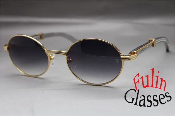

wholesale-diamond stainless steel sunglasses 7550178 men sun glasses size: 57-22-140 mm, White;black